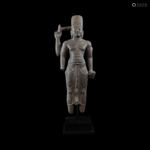 South East Asian Standing Vishnu Statue