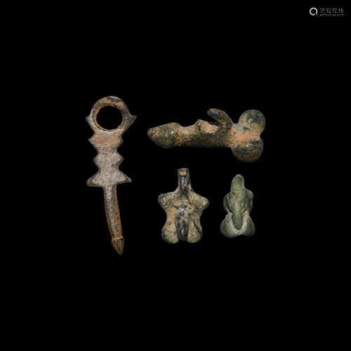 Roman Phallic Pendant Collection