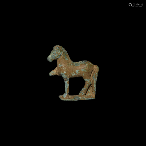 Roman Stepping Horse Statuette