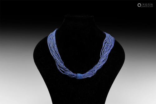 Roman Lapis Lazuli Bead String Group