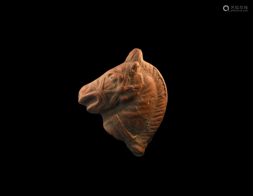 Parthian Horse-Head Finial