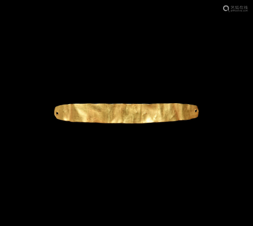 Hellenistic Miniature Gold Diadem