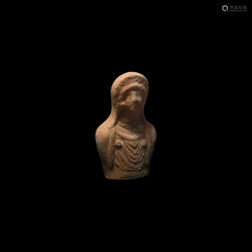 Greek Terracotta Bust