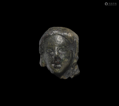 Roman Female Statue Head