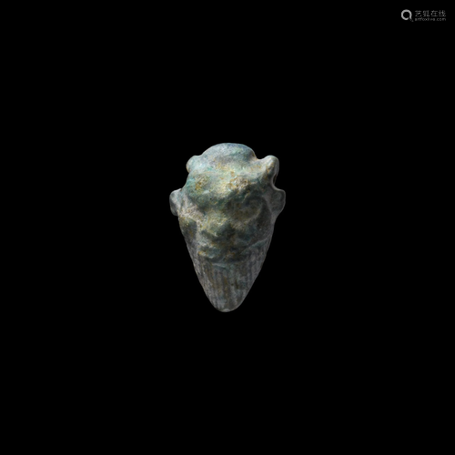 Egyptian Satyr Head Amulet