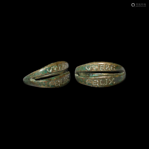 Roman Ring with VTERE FELIX