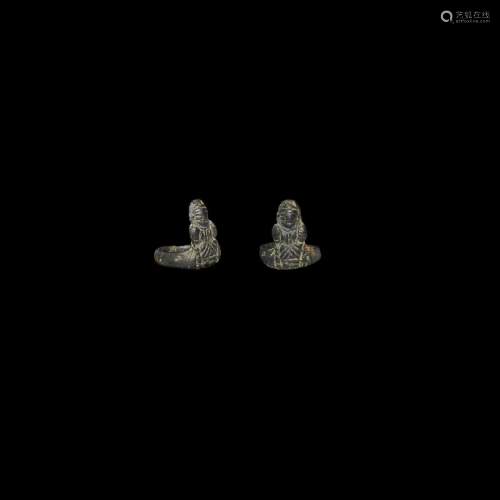 Phoenician Ring with Seated Goddess