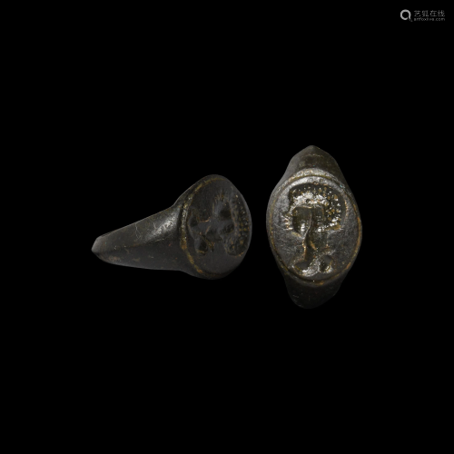 Roman Ring with Portrait Bust