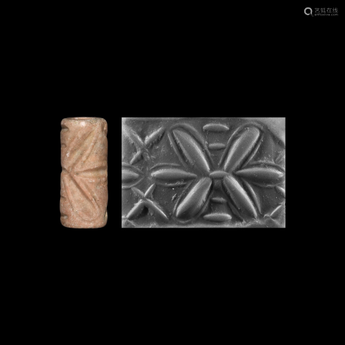 Western Asiatic Cylinder Seal with Rosette