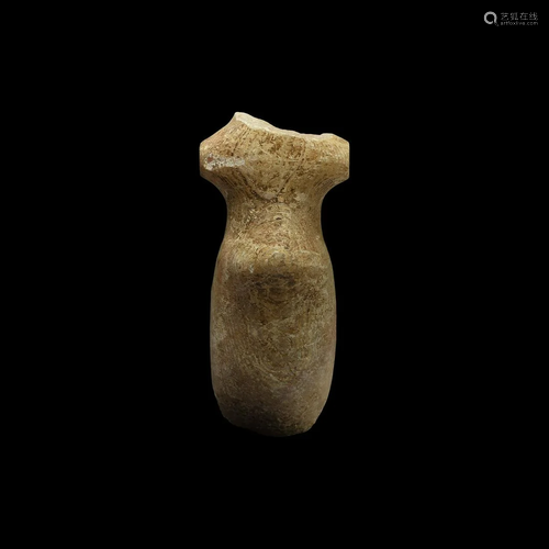 Western Asiatic Bactrian Idol Torso