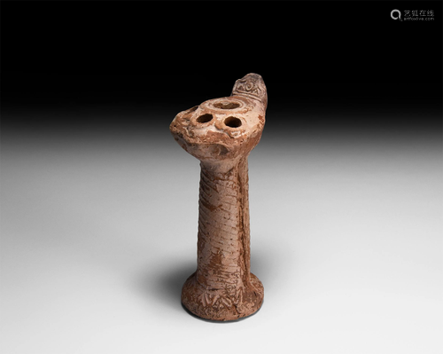 Byzantine Pillar Oil Lamp