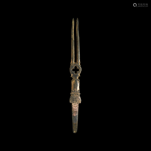 Byzantine Gilt Surgical Retractor Instrument