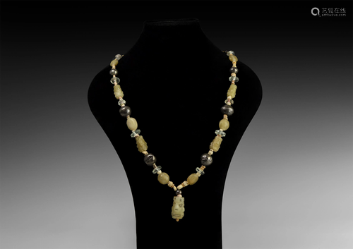 Western Asiatic Mixed Bead Necklace