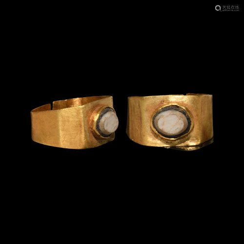 Roman Gold Ring with Gemstone