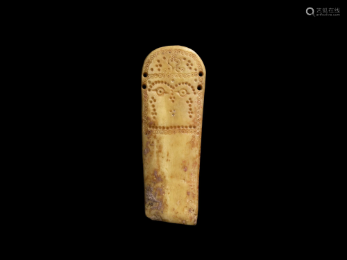 Western Asiatic Bactrian Bone Idol