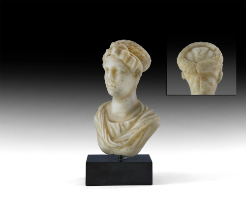Roman Bust of Hadrianic Lady