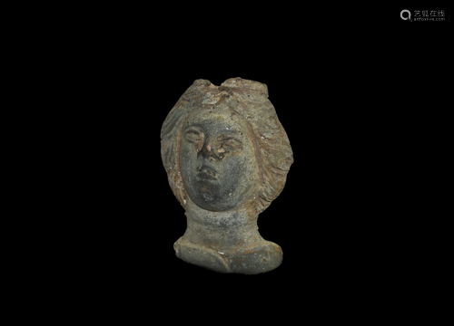 Roman Female Bust Mount