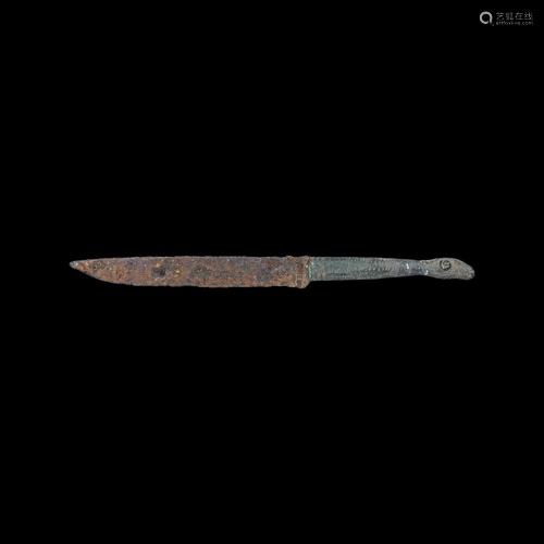 Roman Knife with Ram Handle