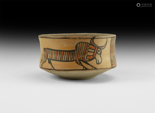 Indus Valley Mehrgarh Painted Bowl wi…