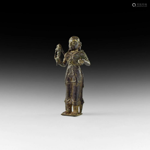 Indian Bhudevi Goddess Statuette