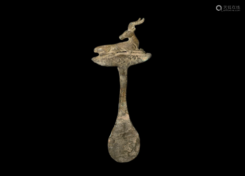 Luristan Ceremonial Axehead with Antelope
