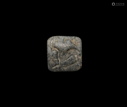 Indus Valley Seal Bead with Animal