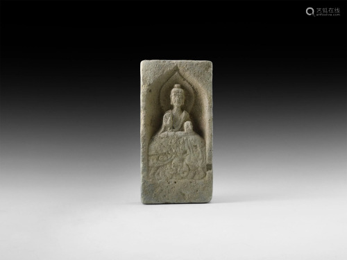 Chinese Wei Buddha Brick