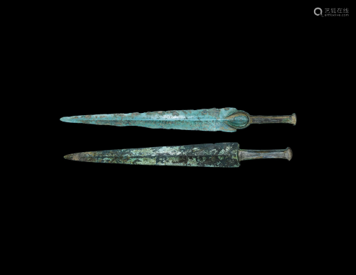 Western Asiatic Luristan Dagger Pair