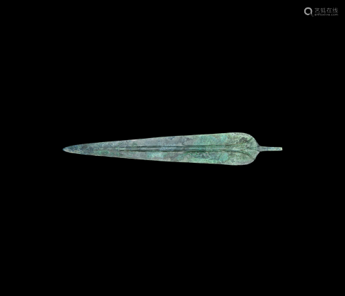 Western Asiatic Luristan Short Sword Blade…