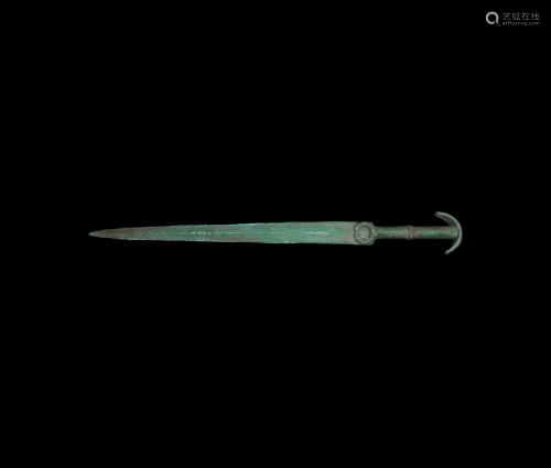 Western Asiatic Luristan Hilted Short Sword