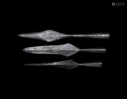 Large Viking Socketted Spearhead Group