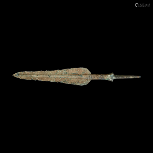 Western Asiatic Luristan Tanged Spearhead