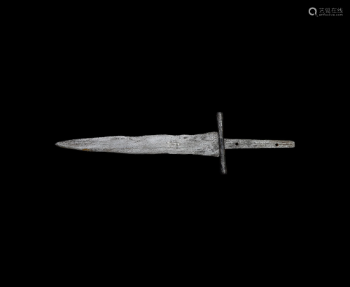 Medieval Dagger with Crossguard