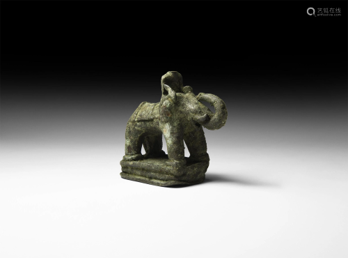 Indian Elephant Statuette