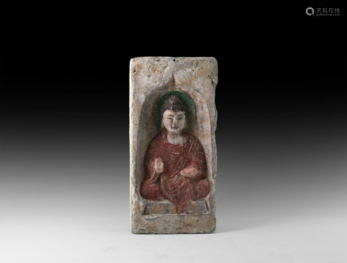 Chinese Wei Buddha Brick