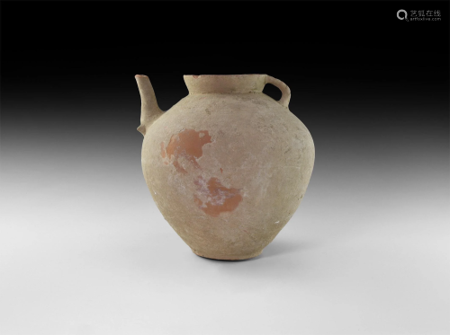 Large Indus Valley Mehrgarh Vessel with Spout