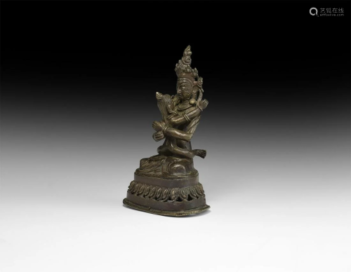 Tibetan Chakrasamvara Statuette