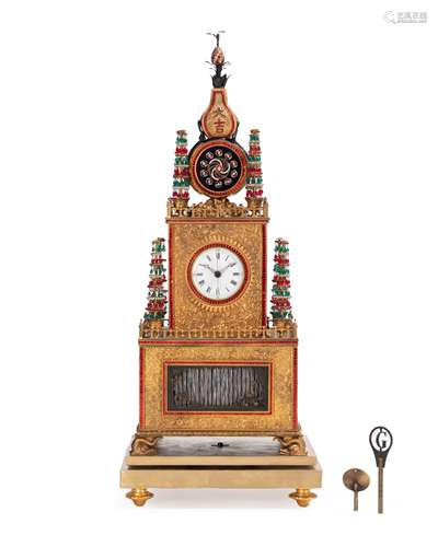 A Chinese mechanical/automaton table clock