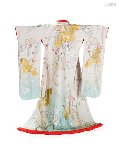 A Japanese wedding kimono