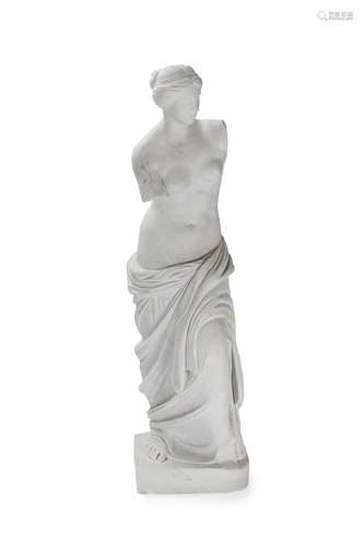 A marble sculpture of the Venus de Milo