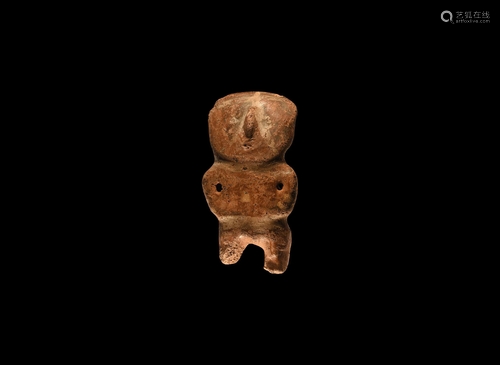 Pre-Columbian Terracotta Standing Figure