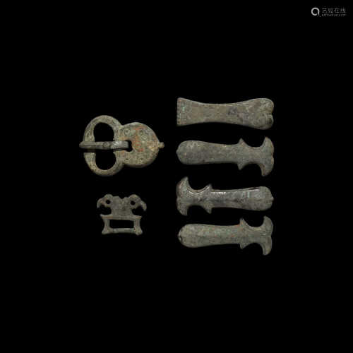 Viking Period Silver Belt Set