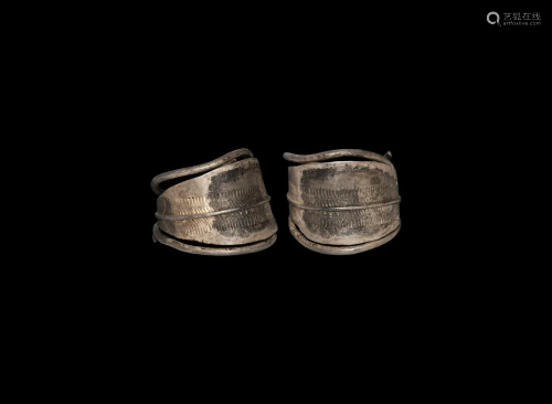 Viking Silver Ring with Engraved Design