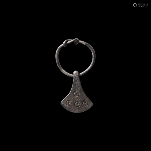 Viking Silver Axe Pendant