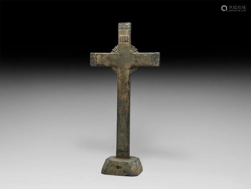 Post Medieval Altar Cross with INRI