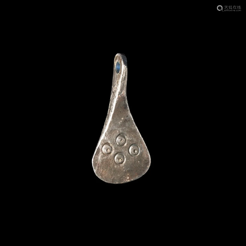 Viking Silver Axe Pendant