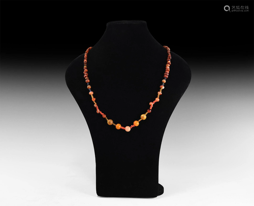 Natural History - Carnelian and Other Bead…