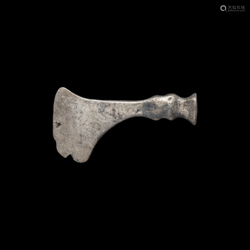 Viking Silver Axe-Hammer Pendant