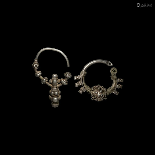 Viking Silver Earring Group