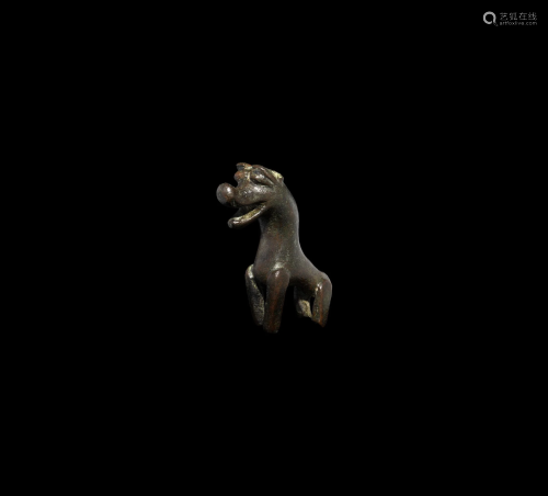 Bronze Age Dog Statuette